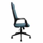 ΚΑΡΕΚΛΑ ΓΡΑΦΕΙΟΥ ANIVIA HM1054.06 ΓΚΡΙ ΣΙΕΛ & ΠΟΔΙ ΜΑΥΡΟ 64x61x126 εκ. - Image 4