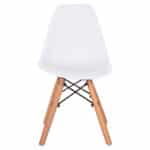 ΚΑΡΕΚΛΑ TWIST KID HM8453.01 ΞΥΛΙΝΑ ΠΟΔΙΑ Κ ΚΑΘΙΣΜΑ PP ΛΕΥΚΟ 31x34x55.5Υεκ - Image 3