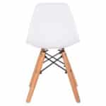 ΚΑΡΕΚΛΑ TWIST KID HM8453.01 ΞΥΛΙΝΑ ΠΟΔΙΑ Κ ΚΑΘΙΣΜΑ PP ΛΕΥΚΟ 31x34x55.5Υεκ - Image 6