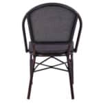 ΚΑΡΕΚΛΑ PRETORIA ΜΕΤΑΛΛΙΚΗ BAMBOO LOOK ΚΑΦΕ HM5718 54x62x89 εκ. - Image 6