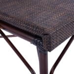 ΚΑΡΕΚΛΑ PRETORIA ΜΕΤΑΛΛΙΚΗ BAMBOO LOOK ΚΑΦΕ HM5718 54x62x89 εκ. - Image 9