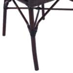 ΚΑΡΕΚΛΑ PRETORIA ΜΕΤΑΛΛΙΚΗ BAMBOO LOOK ΚΑΦΕ HM5718 54x62x89 εκ. - Image 10