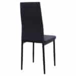 ΚΑΡΕΚΛΑ ΜΕΤΑΛΛΙΚΗ LADY HM0037.12 ΜΑΥΡΟ PU ΜΕΤΑΛΛΙΚΟ ΣΚΕΛΕΤΟ K/D 40x48x95 εκ. - Image 5