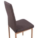 ΚΑΡΕΚΛΑ ΜΕΤΑΛΛΙΚΗ LADY HM0037.13 ΚΑΦΕ ΥΦΑΣΜΑ ΜΕΤΑΛΛΙΚΟ ΣΚΕΛΕΤΟ K/D 40x48x95 εκ. - Image 7
