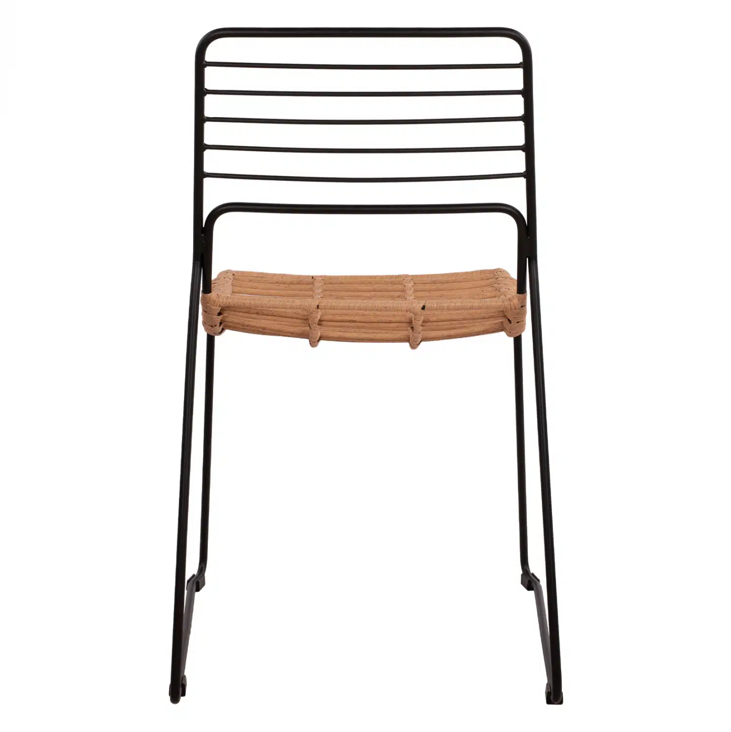 ΚΑΡΕΚΛΑ ΜΕΤΑΛΛΙΚΗ ALLEGRA HM5694 ΜΕ WICKER ΜΠΕΖ 51x54x83Υ εκ. - Image 6
