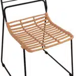 ΚΑΡΕΚΛΑ ΜΕΤΑΛΛΙΚΗ ALLEGRA HM5694 ΜΕ WICKER ΜΠΕΖ 51x54x83Υ εκ. - Image 8