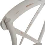 ΚΑΡΕΚΛΑ OWEN ΣΤΟΙΒΑΖΟΜΕΝΗ ΞΥΛΙΝΗ ΑΠΟ ΟΞΙΑ WHITE WASH ΧΡΩΜΑ ΜΕ ΧΙΑΣΤΙ ΠΛΑΤΗ HM8575.04 45x55,5x90 cm - Image 9