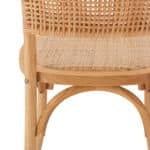 ΚΑΡΕΚΛΑ ΞΥΛΙΝΗ LIBERTY ΜΕ ΠΛΕΞΗ RATTAN ΣΕ ΦΥΣΙΚΗ ΑΠΟΧΡΩΣΗ HM8752.01 49x54x89 εκ. - Image 8