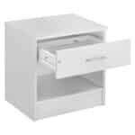 ΚΟΜΟΔΙΝΟ ΜΕ 1 ΣΥΡΤΑΡΙ LANEY ΛΕΥΚΟ HM2345.05 45x35,5x47 εκ. - Image 3