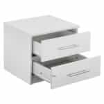 ΚΟΜΟΔΙΝΟ ΜΕΛΑΜΙΝΗΣ CHELSEA HM2220.05 ΛΕΥΚΟ 48x40,5x41,5 εκ. - Image 3