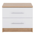 ΚΟΜΟΔΙΝΟ ΜΕΛΑΜΙΝΗΣ HM2220.06 SONAMA - ΛΕΥΚΟ 48x40,5x41,5 εκ. - Image 4
