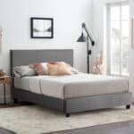 ΚΡΕΒΑΤΙ BECCA ΑΠΟ ΥΦΑΣΜΑ ΓΚΡΙ HM553.11 ΓΙΑ ΣΤΡΩΜΑ 150x200 EK. - Image 2