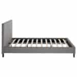 ΚΡΕΒΑΤΙ BECCA ΑΠΟ ΥΦΑΣΜΑ ΓΚΡΙ HM553.11 ΓΙΑ ΣΤΡΩΜΑ 150x200 EK. - Image 5
