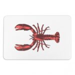 Artsy Mats - Αντιολισθητικό Πατάκι Μπάνιου Lobster White Stone 39x60cm