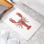 Artsy Mats - Αντιολισθητικό Πατάκι Μπάνιου Lobster White Stone 39x60cm - Image 4