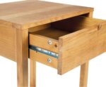 Andrea House - Κομοδίνο Με 1 Συρτάρι Modern Oak Wood - Image 3