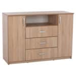 ΜΠΟΥΦΕΣ ΜΕ 2 ΝΤΟΥΛΑΠΙΑ Κ 3 ΣΥΡΤΑΡΙΑ ADLER SONAMA OAK HM2430 120X45X85Yεκ.