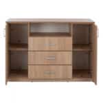 ΜΠΟΥΦΕΣ ΜΕ 2 ΝΤΟΥΛΑΠΙΑ Κ 3 ΣΥΡΤΑΡΙΑ ADLER SONAMA OAK HM2430 120X45X85Yεκ. - Image 3