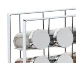 Andrea House - Βάση Με 12 Βαζάκια Μπαχαρικών Chrome Metal - Image 3