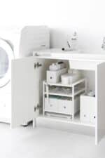 Yamazaki - Ράφι Οργάνωσης Κάτω Από Το Νεροχύτη 3 Επιπέδων WH - Image 5