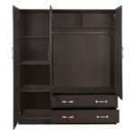 ΝΤΟΥΛΑΠΑ 3ΦΥΛΛΗ CARLY HM384.01 ΜΕ ΔΥΟ ΣΥΡΤΑΡΙΑ ZEBRANO 150X55Χ180Υεκ. - Image 4