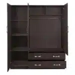 ΝΤΟΥΛΑΠΑ 3ΦΥΛΛΗ CARLY HM384.01 ΜΕ ΔΥΟ ΣΥΡΤΑΡΙΑ ZEBRANO 150X55Χ180Υεκ. - Image 4