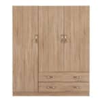 ΝΤΟΥΛΑΠΑ 3ΦΥΛΛΗ CARLY HM384.02 ΜΕ ΔΥΟ ΣΥΡΤΑΡΙΑ SONAMA 150X55Χ180Υεκ. - Image 3
