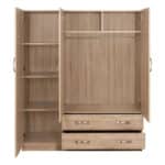 ΝΤΟΥΛΑΠΑ 3ΦΥΛΛΗ CARLY HM384.02 ΜΕ ΔΥΟ ΣΥΡΤΑΡΙΑ SONAMA 150X55Χ180Υεκ. - Image 4