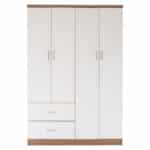 ΝΤΟΥΛΑΠΑ 4ΦΥΛΛΗ ME 2 ΣΥΡΤΑΡΙΑ BLAKELY HM339.06 SONAMA ΛΕΥΚΗ 120Χ42,5Χ180,5 εκ. - Image 4