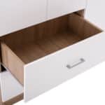 ΝΤΟΥΛΑΠΑ 4ΦΥΛΛΗ ME 2 ΣΥΡΤΑΡΙΑ BLAKELY HM339.06 SONAMA ΛΕΥΚΗ 120Χ42,5Χ180,5 εκ. - Image 5