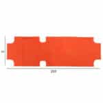 ΠΑΝΙ TEXTILENE 600gr/m2 2X1 ΑΝΤΑΛΛΑΚΤΙΚΟ ΞΑΠΛΩΣΤΡΑΣ HM5072.02 ΠΟΡΤΟΚΑΛΙ 202x63 εκ. - Image 3