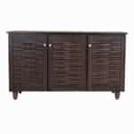 ΠΑΠΟΥΤΣΟΘΗΚΗ-ΝΤΟΥΛΑΠΙ 3 ΠΟΡΤΕΣ IGGY HM2211.01 WENGE 114Χ34Χ68εκ. - Image 3