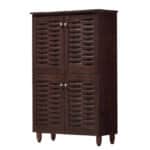ΠΑΠΟΥΤΣΟΘΗΚΗ-ΝΤΟΥΛΑΠΙ KABIRA 4 ΠΟΡΤΕΣ HM2210.01 WENGE 77Χ34Χ123εκ. - Image 2
