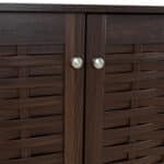 ΠΑΠΟΥΤΣΟΘΗΚΗ-ΝΤΟΥΛΑΠΙ ΞΥΛΙΝΗ CASSIOPE HM2208.01 WENGE 77Χ34Χ67.5Υεκ. - Image 4
