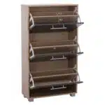 ΠΑΠΟΥΤΣΟΘΗΚΗ ΞΥΛΙΝΗ DAVINA HM2221.04 SONAMA-ΓΚΡΙ 3ΘΕΣΕΩΝ 62Χ24Χ110Υεκ - Image 3