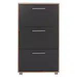 ΠΑΠΟΥΤΣΟΘΗΚΗ ΞΥΛΙΝΗ DAVINA HM2221.04 SONAMA-ΓΚΡΙ 3ΘΕΣΕΩΝ 62Χ24Χ110Υεκ - Image 4