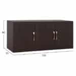 ΠΑΤΑΡΙ 3ΦΥΛΛΗΣ ΝΤΟΥΛΑΠΑΣ CARLY HM385.01 ΣΕ ΧΡΩΜΑ ZEBRANO 150X55X60Υεκ. - Image 2
