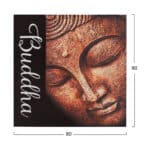 ΠΙΝΑΚΑΣ ΚΑΜΒΑΣ BUDDHA2 HM7156.02 80X80X2.5 εκ. - Image 2