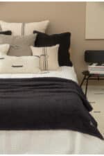 Calma House - Μαλακό Κουβερτάκι Tedy Black 120x180cm - Image 3
