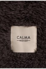 Calma House - Μαλακό Κουβερτάκι Tedy Black 120x180cm - Image 5