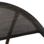 ΠΟΛΥΘΡΟΝΑ ΑΛΟΥΜΙΝΙΟΥ CLAY BAMBOO LOOK ΚΑΦΕ ΜΕ TEXTLINE HM5025 60,5x59x81 cm - Image 9