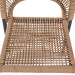 ΠΟΛΥΘΡΟΝΑ ΑΛΟΥΜΙΝΙΟΥ NOJO HM5771.02 ΓΚΡΙ ΜΕ P.E.TWIST RATTAN ΜΠΕΖ 55x63x82Y εκ. - Image 10