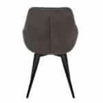 ΠΟΛΥΘΡΟΝΑ MANDO HM8006.10 ΜΕ ΓΚΡΙ NUBUCK ΥΦΑΣΜΑ 60x60x84 εκ. - Image 6