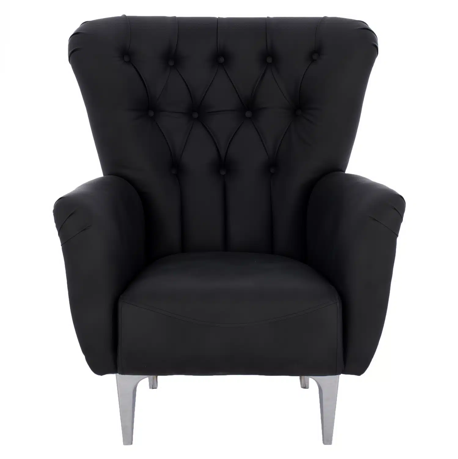 ΠΟΛΥΘΡΟΝΑ ΜΠΕΡΖΕΡΑ Τ. CHESTERFIELD ΣΕ ΧΡΩΜΑ ΜΑΥΡΟ HM9217.01 87x88x100 εκ. - Image 3