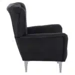 ΠΟΛΥΘΡΟΝΑ ΜΠΕΡΖΕΡΑ Τ. CHESTERFIELD ΣΕ ΧΡΩΜΑ ΜΑΥΡΟ HM9217.01 87x88x100 εκ. - Image 4