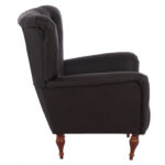 ΠΟΛΥΘΡΟΝΑ ΜΠΕΡΖΕΡΑ Τ. CHESTERFIELD ΣΕ ΧΡΩΜΑ ΚΑΦΕ HM9217.03 87x88x100 εκ. - Image 4