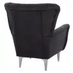 ΠΟΛΥΘΡΟΝΑ ΜΠΕΡΖΕΡΑ Τ. CHESTERFIELD ΣΕ ΧΡΩΜΑ ΜΑΥΡΟ HM9217.01 87x88x100 εκ. - Image 5