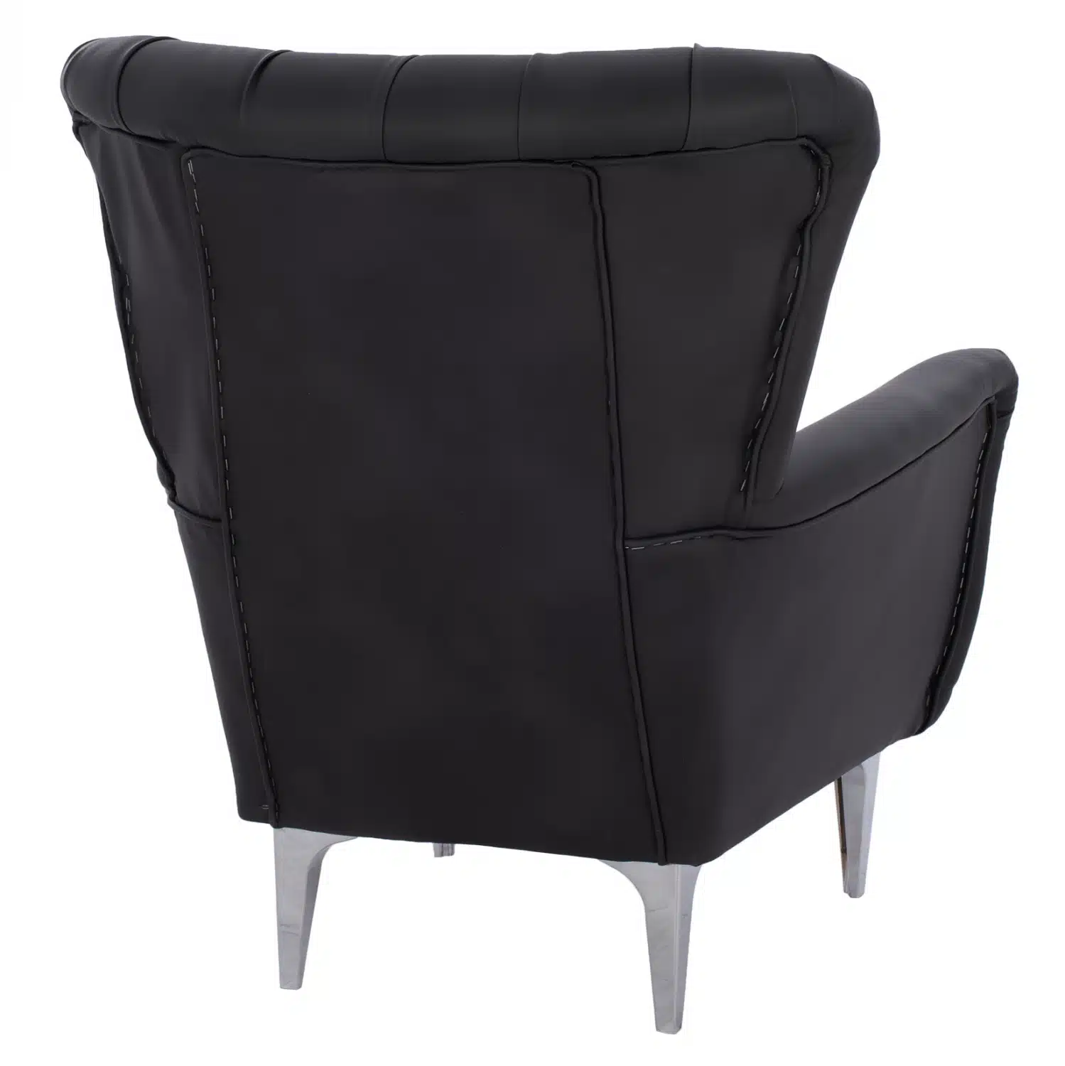 ΠΟΛΥΘΡΟΝΑ ΜΠΕΡΖΕΡΑ Τ. CHESTERFIELD ΣΕ ΧΡΩΜΑ ΜΑΥΡΟ HM9217.01 87x88x100 εκ. - Image 5