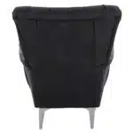 ΠΟΛΥΘΡΟΝΑ ΜΠΕΡΖΕΡΑ Τ. CHESTERFIELD ΣΕ ΧΡΩΜΑ ΜΑΥΡΟ HM9217.01 87x88x100 εκ. - Image 6