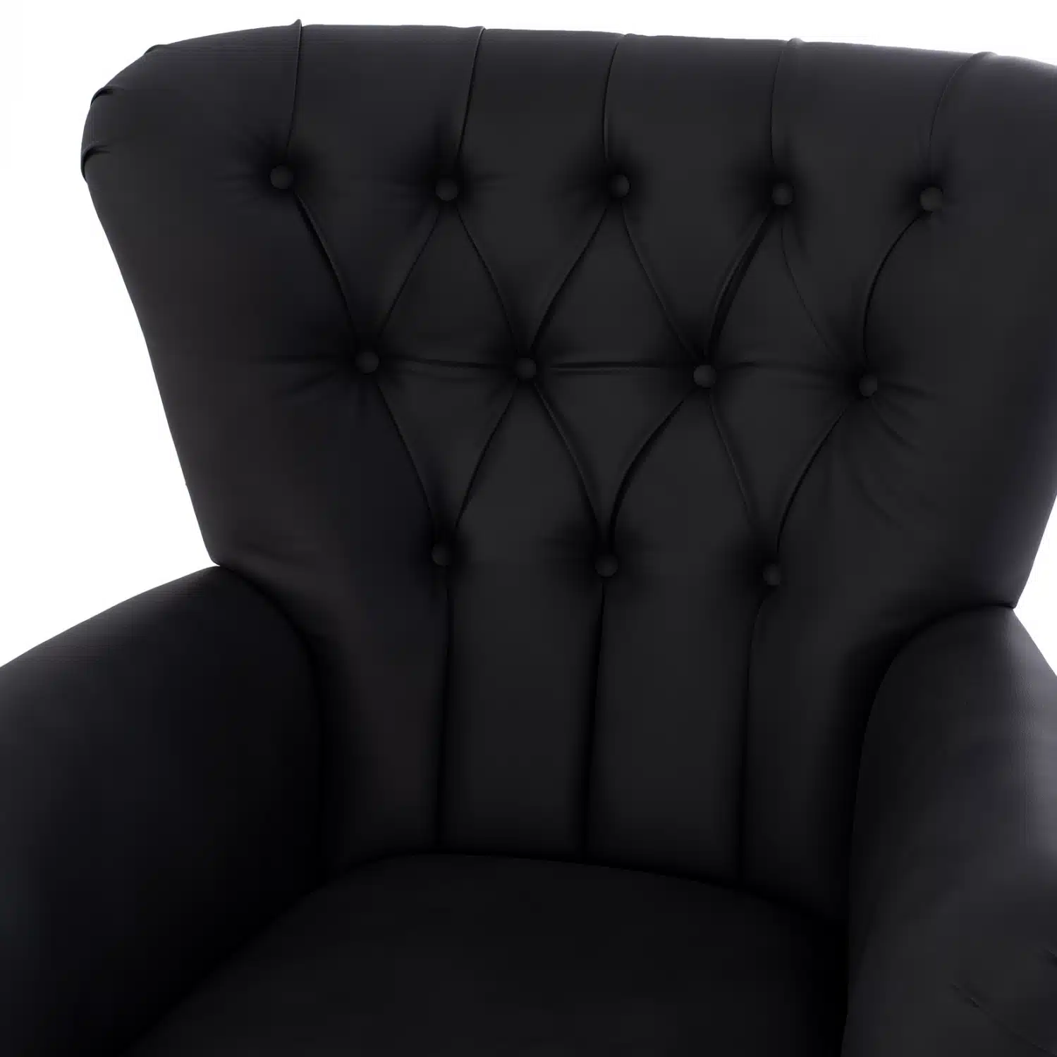 ΠΟΛΥΘΡΟΝΑ ΜΠΕΡΖΕΡΑ Τ. CHESTERFIELD ΣΕ ΧΡΩΜΑ ΜΑΥΡΟ HM9217.01 87x88x100 εκ. - Image 7